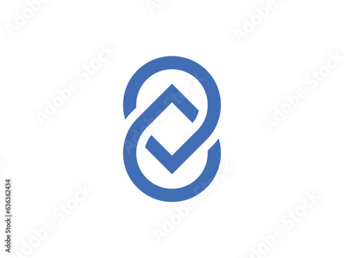 double drop infinity logo design