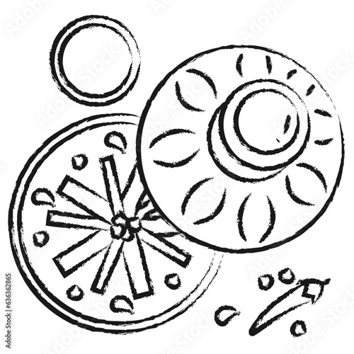 Hand drawn Tagine icon