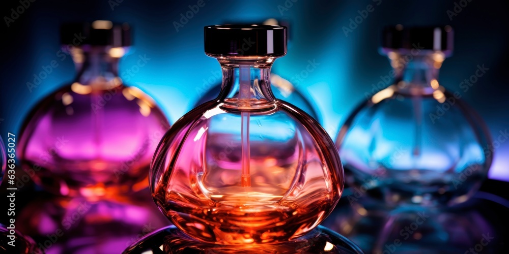 bottle and glass, Generative AI bottle and glass, Generative AI
