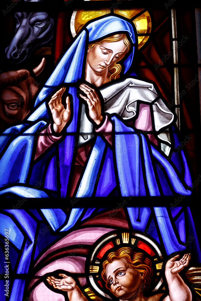 Naklejka premium Religion and spirituality. Catholic church.