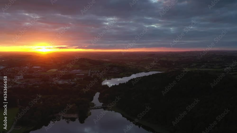 Beautiful Sunset at Muckno Lake, Castleblaney, Ireland Beautiful Sunset at Muckno Lake, Castleblaney, Ireland
