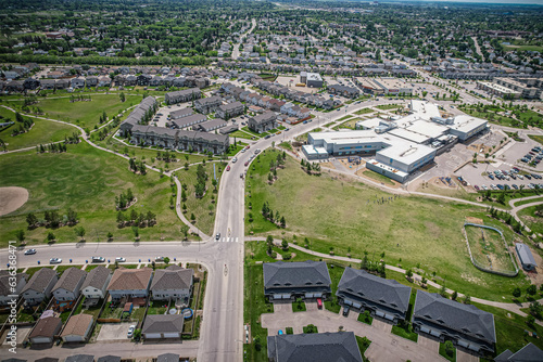 Hampton Village Aerial in Saskatoon