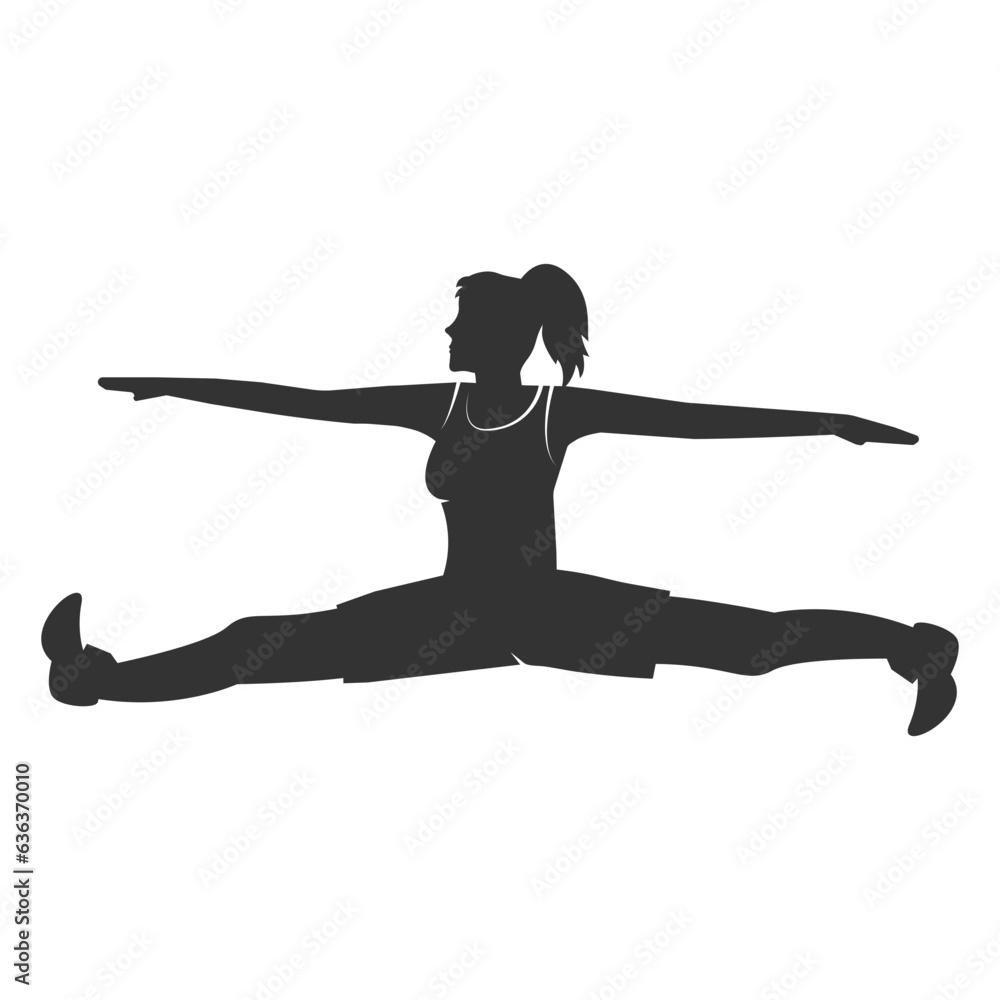 yoga exercise vector illustration design