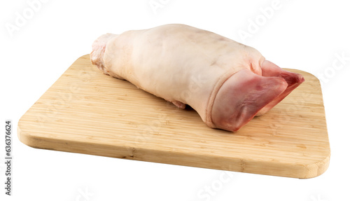 raw veal's feet