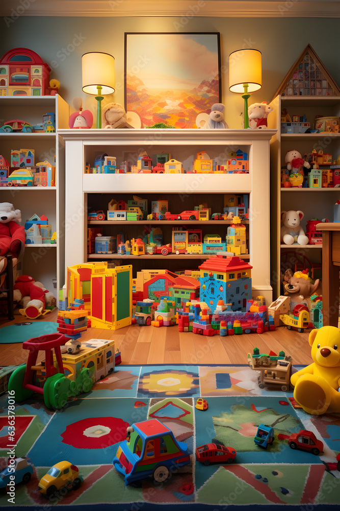 Kids toy room