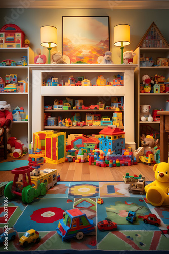 Kids toy room