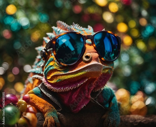 chameleon colorful  © Lahiru Devinda