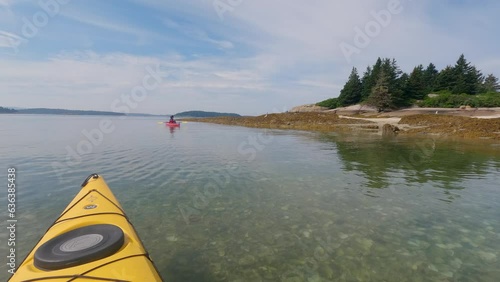 kayaking around Deer Isle, Maine photo