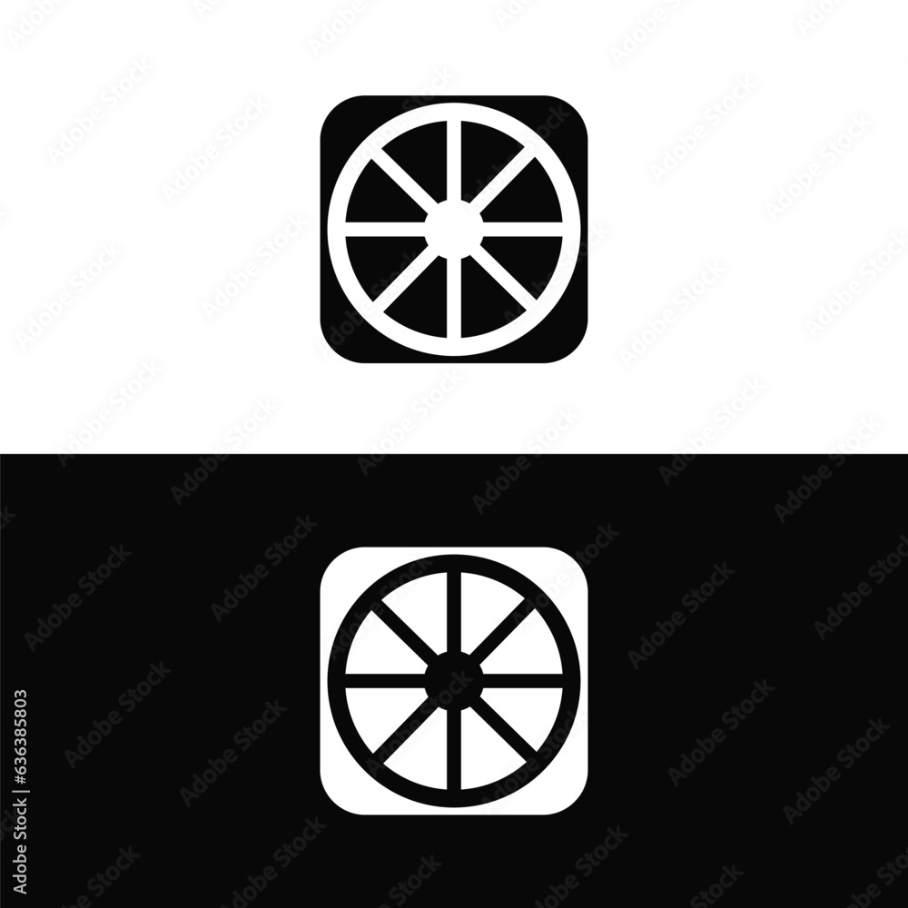 Circle vector logo template design . Circle icon . Circle silhouette Circle vector logo template design . Circle icon . Circle silhouette