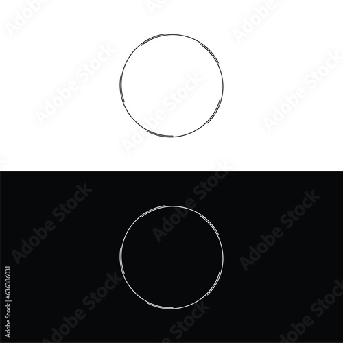 Circle vector logo template design