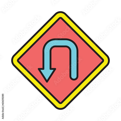 Free Download Turn Back Icon Design Use - GFXLoad