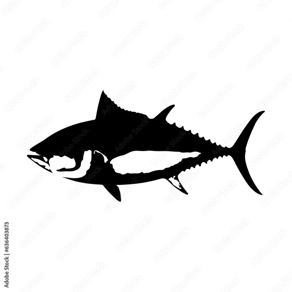 Obraz premium fish silhouette