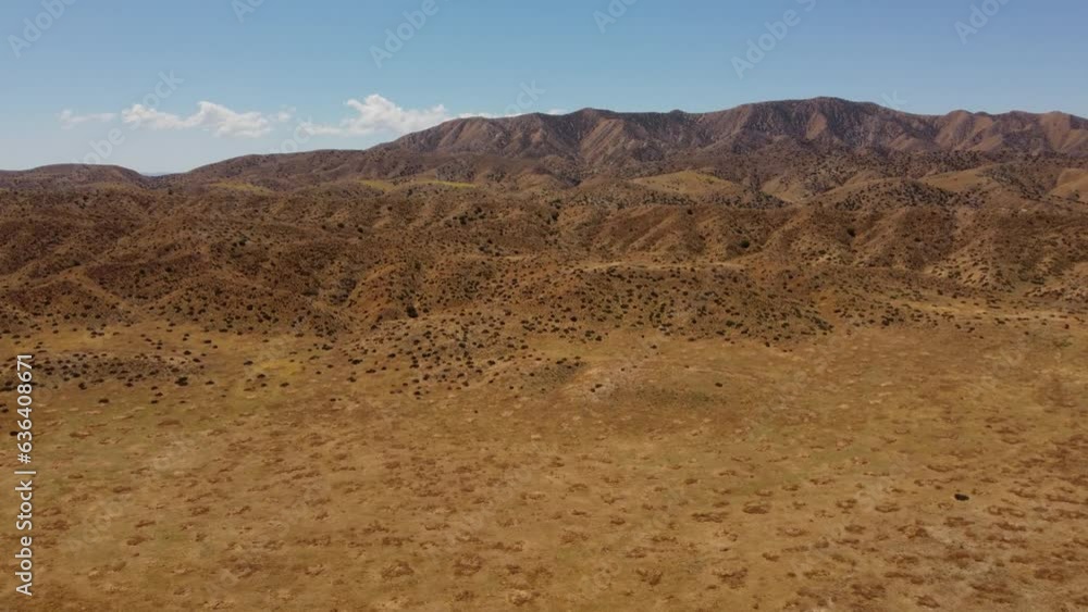 Aerial View of Caliente Range Mountains, Carrizo Plain National Monument, California Aerial View of Caliente Range Mountains, Carrizo Plain National Monument, California