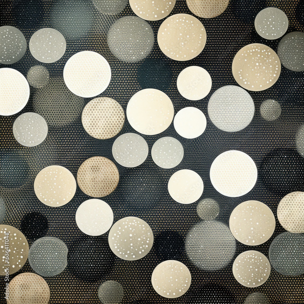 Shiny Circles on a Copper Color Background. Generative AI Shiny Circles on a Copper Color Background. Generative AI