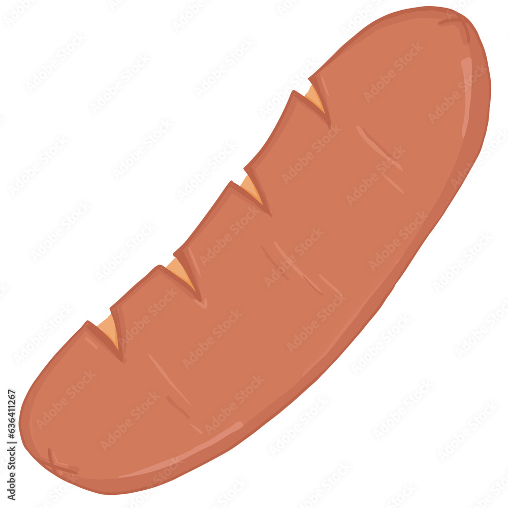 sausage isolated icon illustration American breakfast png sausage isolated icon illustration American breakfast png