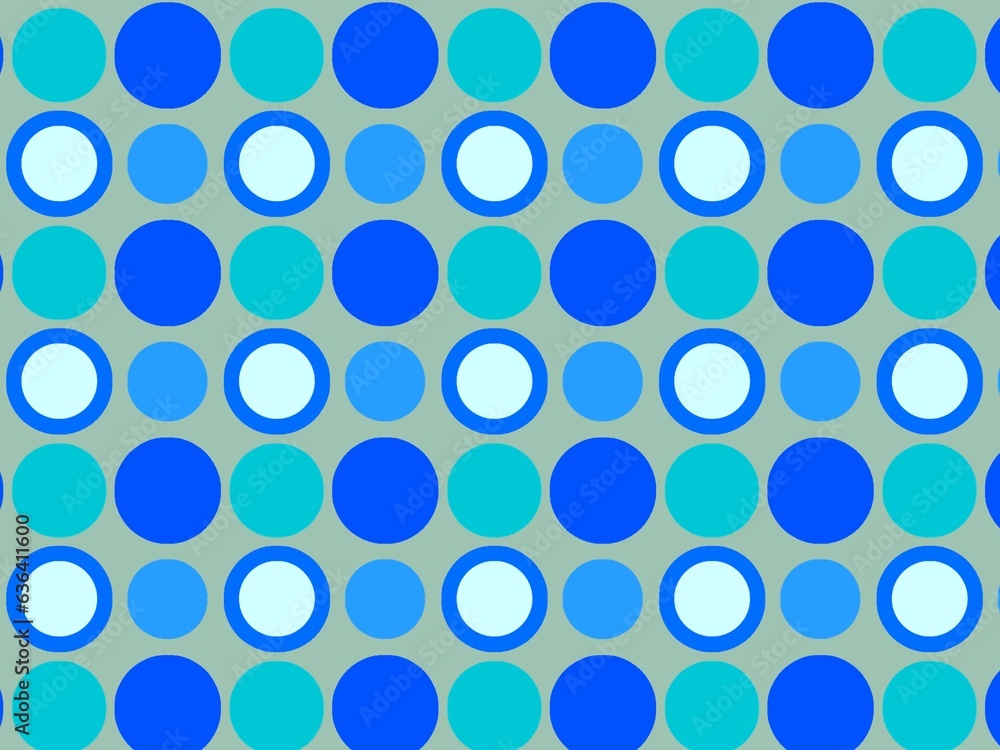 blue circles background