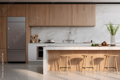 modern kitchen interior