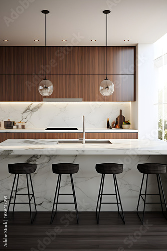 modern kitchen interior