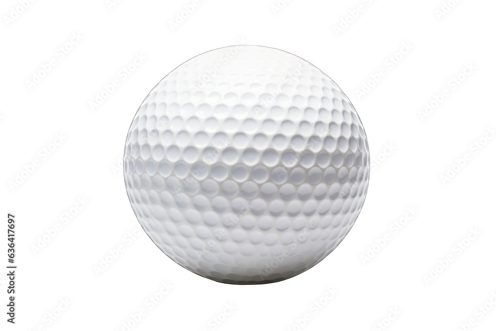 golf ball isolated on white background. Generative AI