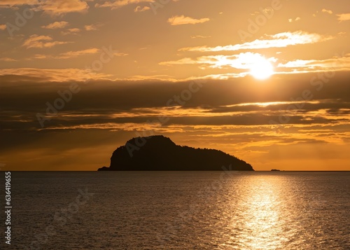 sunset at the beach