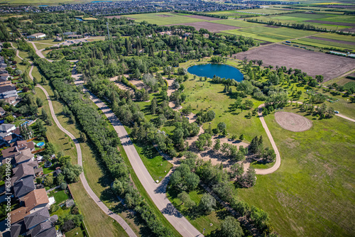 Glimmering Heights: Silverspring, Saskatoon, Saskatchewan Skyview photo