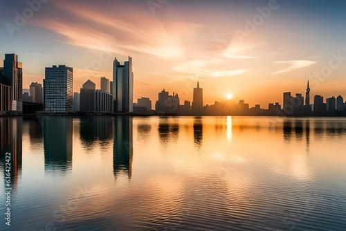 sunset over the city © Mehwish