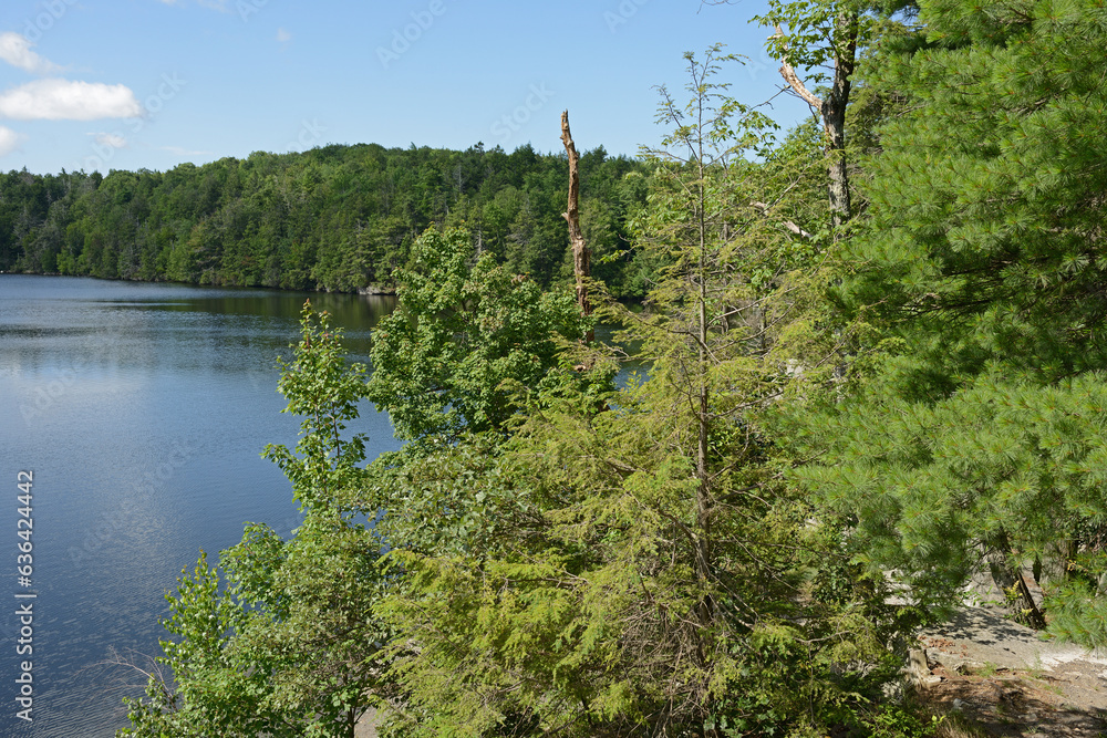 Minnewaska State Park Preserve located on Shawangunk Ridge in Ulster