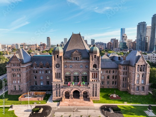 Photography Tranquil Morning at Queen's Park: A Glimpse of Ontario's Capital, downtown Toronto