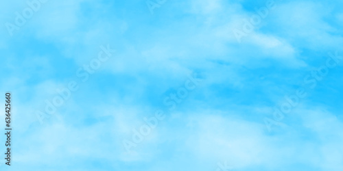 Abstract shinny Summer or winter seasonal natural cloudy blue sky background, Hand painted watercolor shades sky clouds, Bright blue cloudy sky vector illustration.