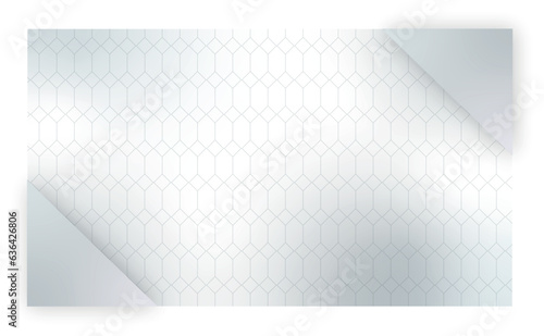 white paper with curl