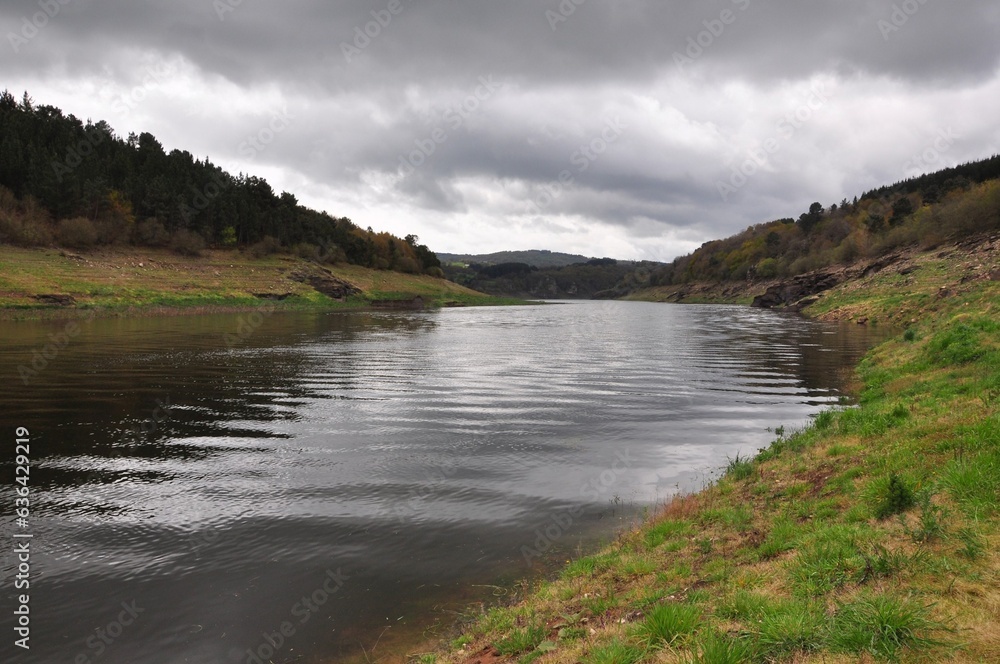 Río Tambre en Portomouro, Galicia