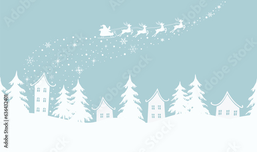 Canvas-taulu Christmas background