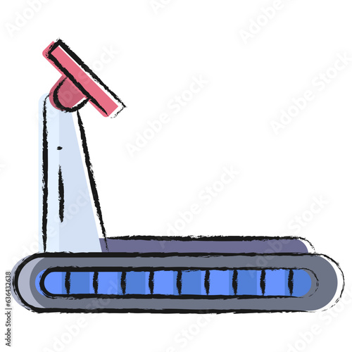 Hand drawn Work Out icon