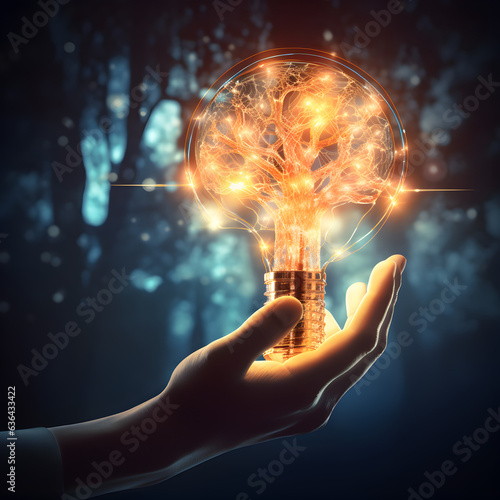 Wallpaper Mural AI, futuristic technology - Generativ AI Torontodigital.ca