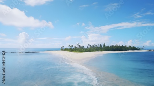 island drone view