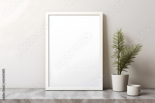 Artistic Abode: Polished Interior Mockup, generative ai