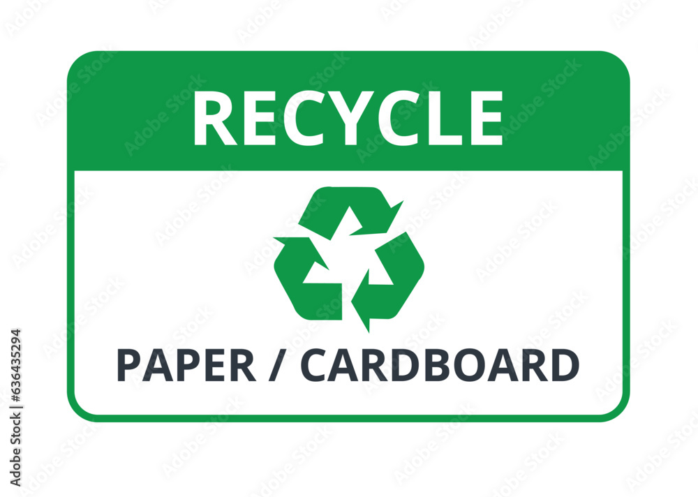 Recycle Paper Cardboard Symbol
Recycle Paper Cardboard Symbol