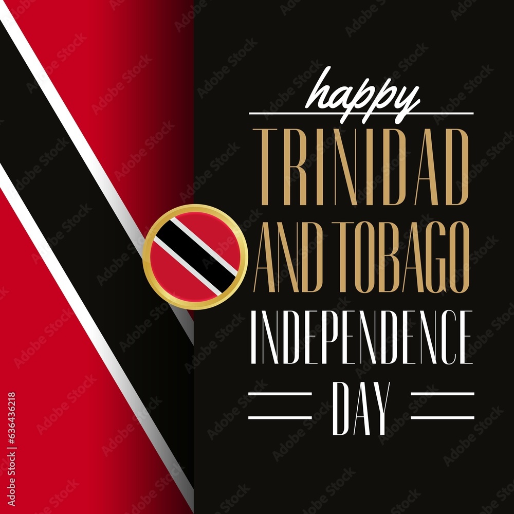 Fototapeta premium Premium Vector | Vector illustration for trinidad and tobago independence day