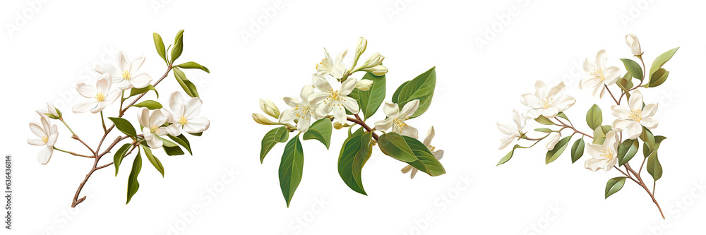 Obraz premium Jasmine flowers bloom
