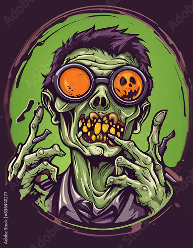 Halloween Monster - Zombie portrait