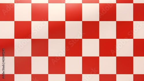 Checkerboard Pattern in Red Colors. Simple and Clean Background