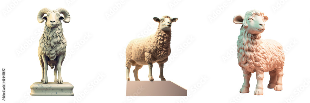 Fototapeta premium Sheep figurine