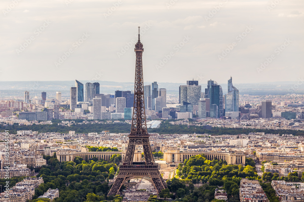 Fototapeta Panorama of Paris from above