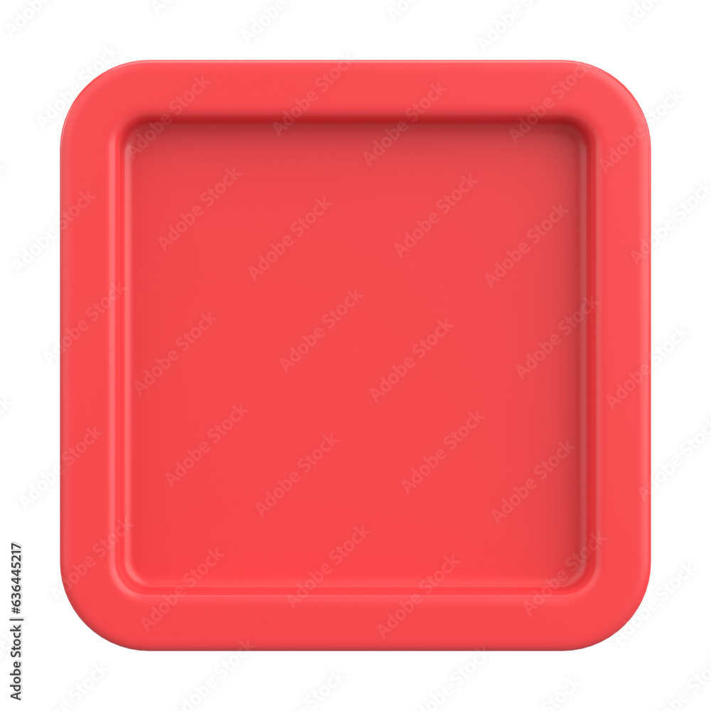 3D button. Empty button. 3D illustration. 3D button. Empty button. 3D illustration.