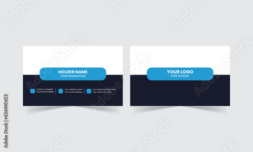 Creative Business card template for corporate concept
