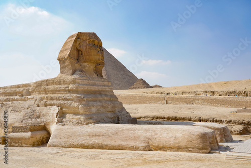 sphinx and pyramid of giza