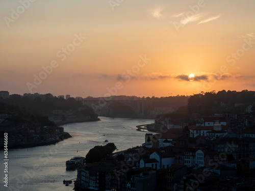 Sunset on Oporto