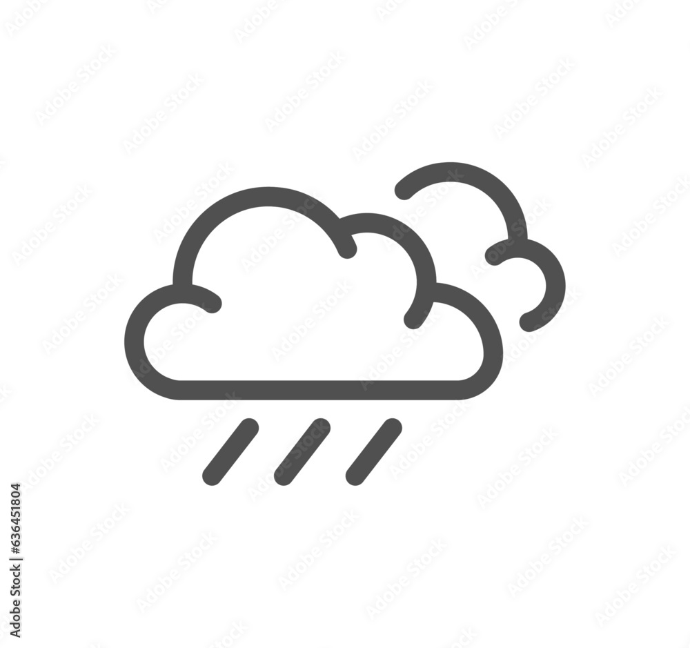 Weather related icon outline and linear vector. Weather related icon outline and linear vector.