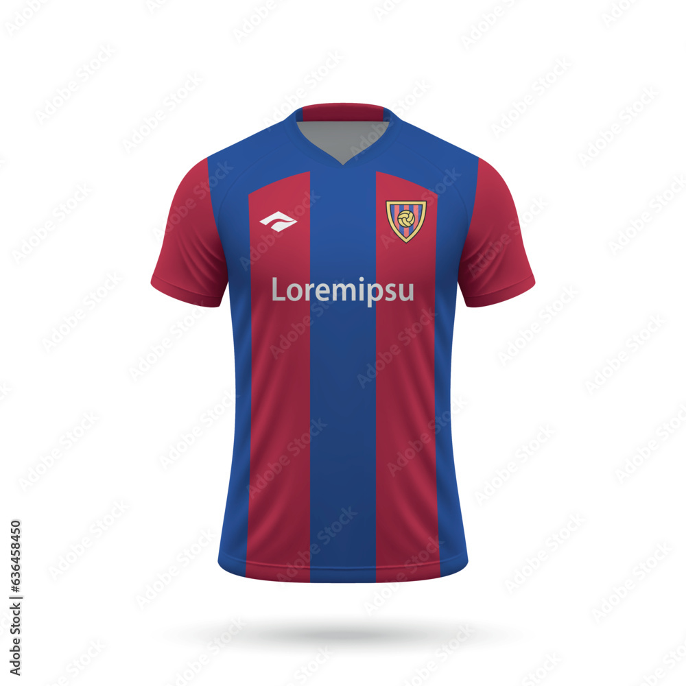 3d realistic soccer jersey in Barcelona style, shirt template football kit 2023 3d realistic soccer jersey in Barcelona style, shirt template football kit 2023