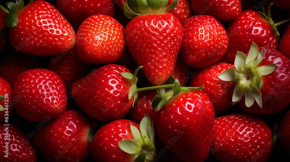 Fresh Strawberries - Generative Ai Fresh Strawberries - Generative Ai